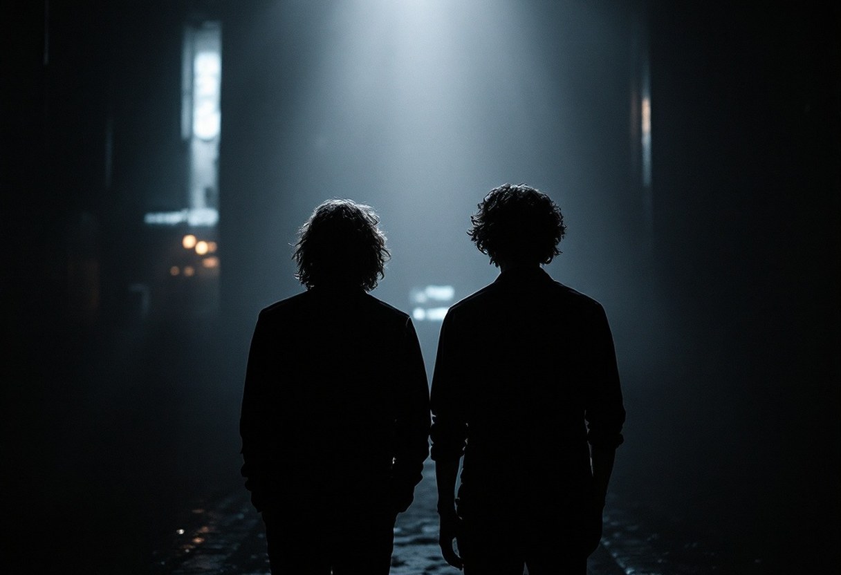 Aviv Geffen and Steven Wilson side by side, the founders of Blackfield, in a studio or promotional setting